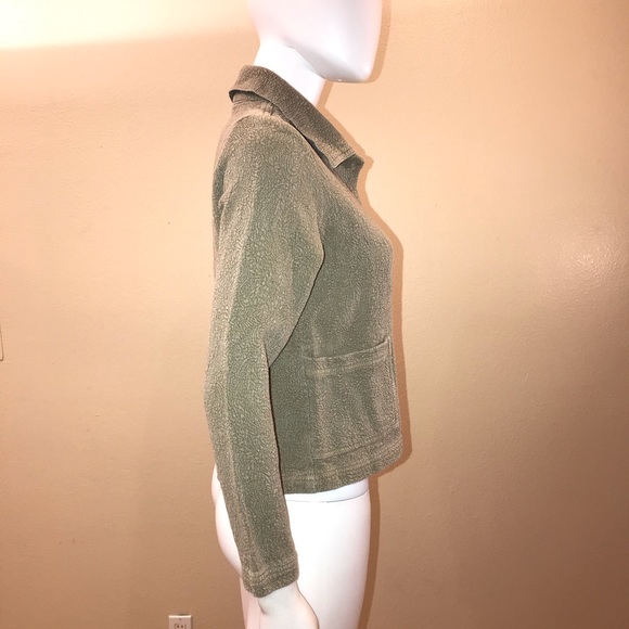 Via Vai Pollero Cropped Blazer Jacket Olive Green - Picture 7 of 14